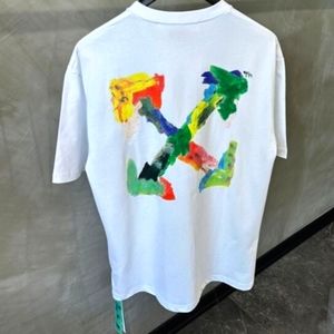 Off-White Brush Arrow Oversized Cotton Graphic Tee *Size Large*